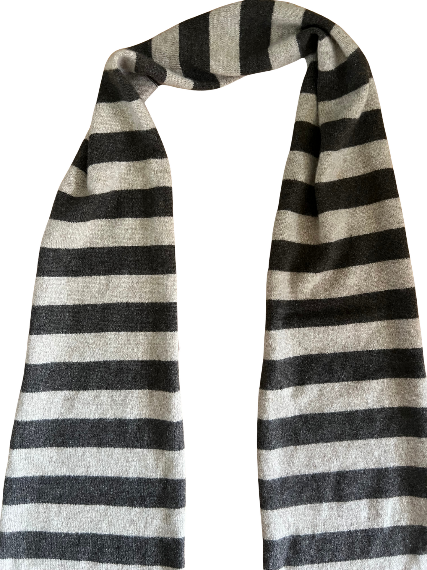 striped skinny scarf