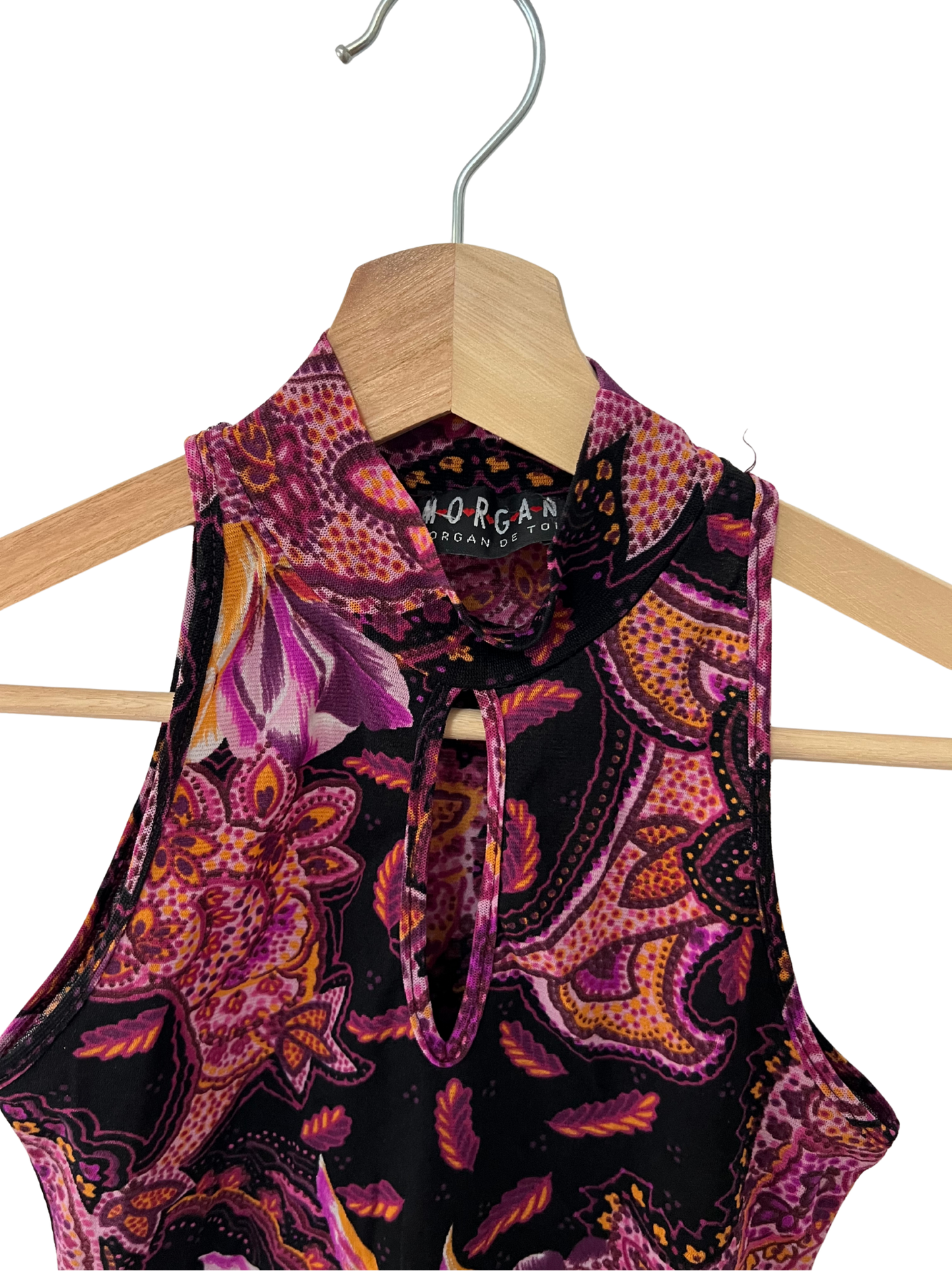 paisley neckholder top