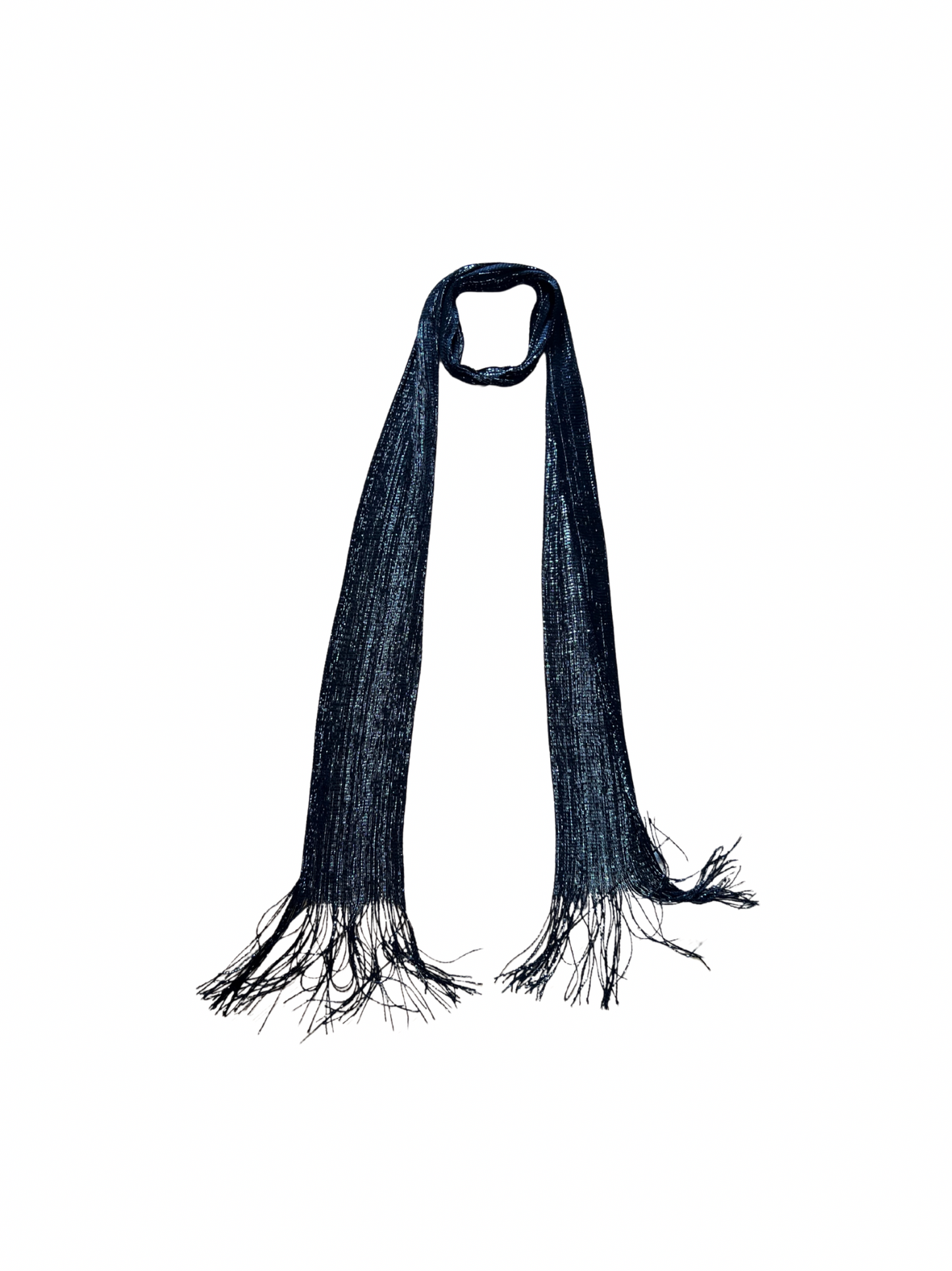 skinny scarf black