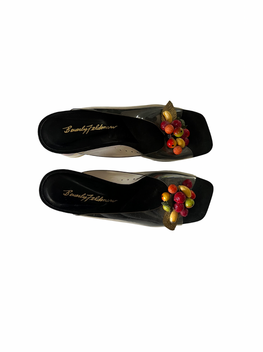 Beverly Feldmann Block Heel Mules