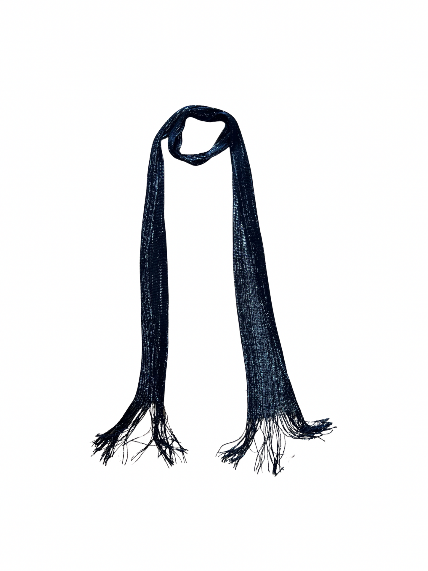 skinny scarf black