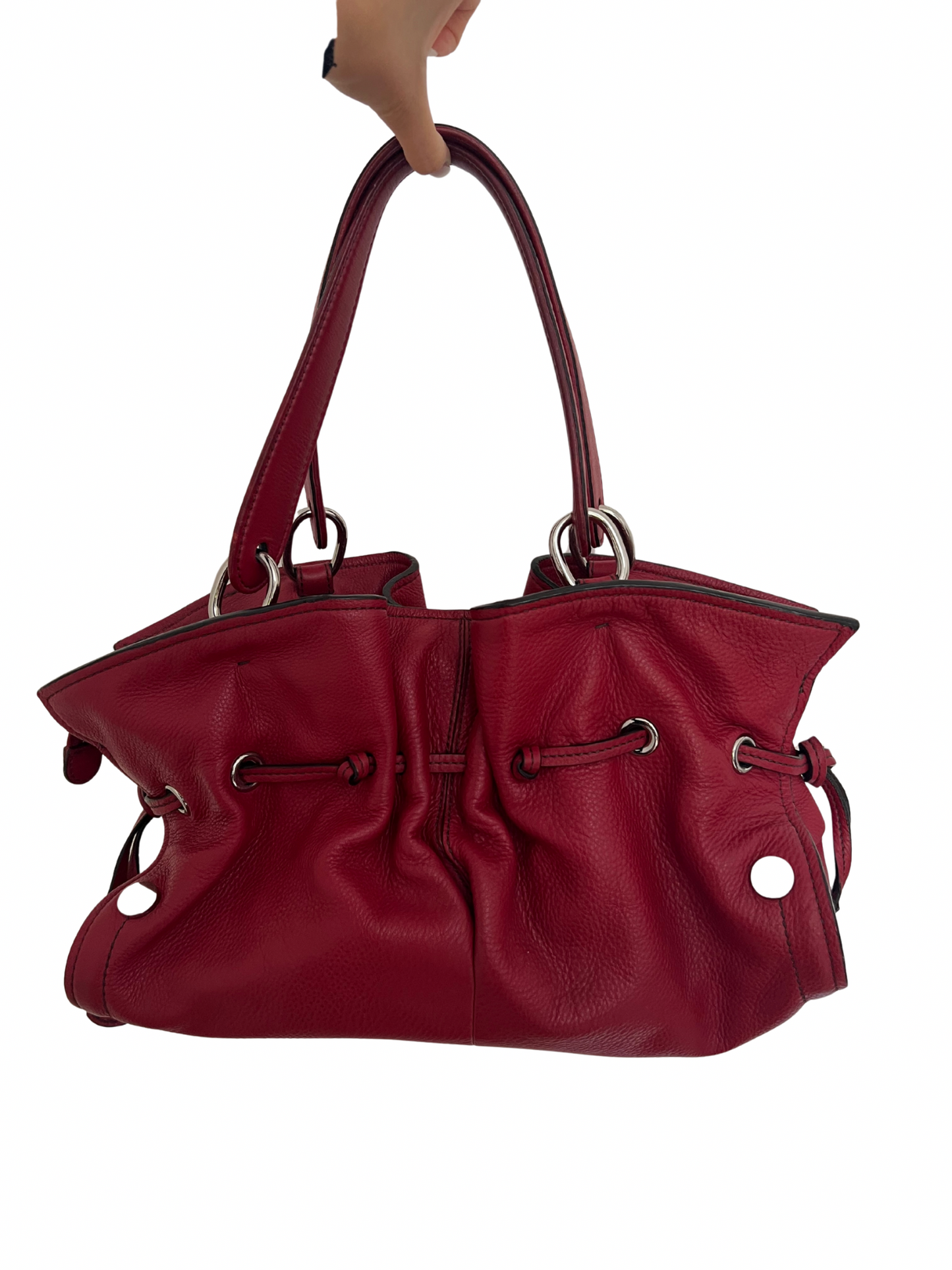 red coccinelle bag