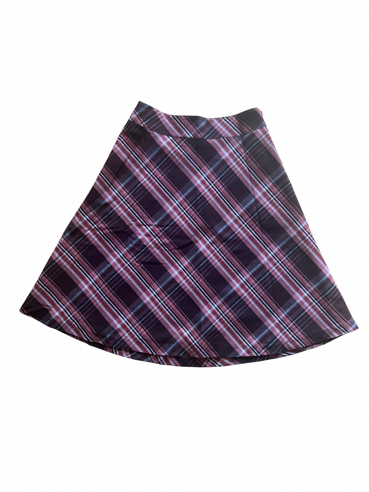 checkered skirt