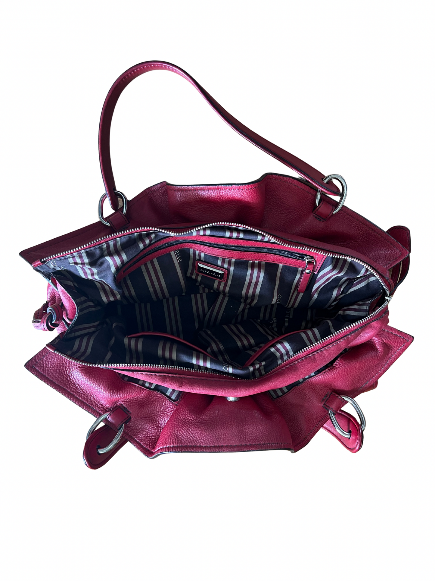 red coccinelle bag