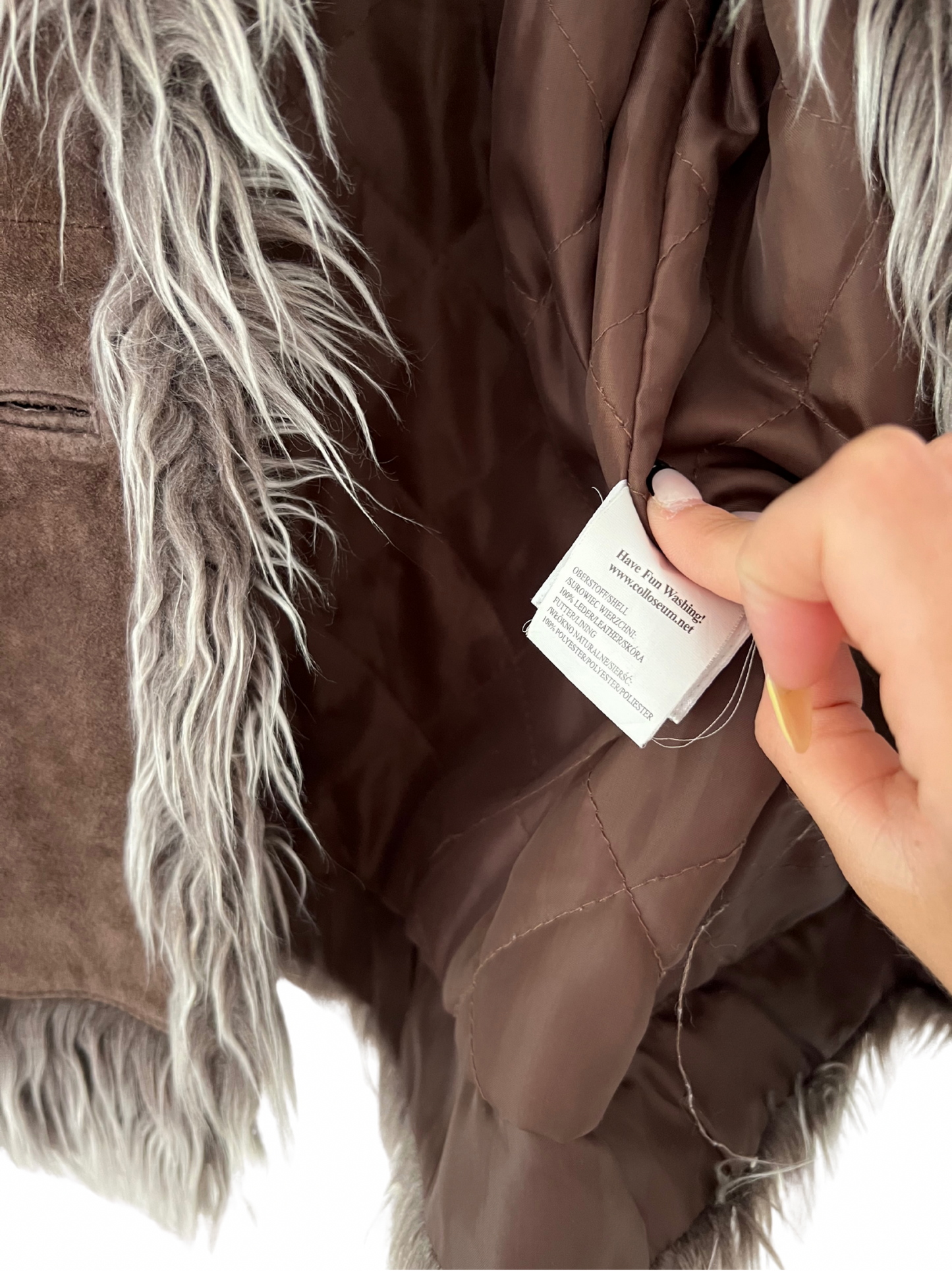 y2k 2000 inspired afghan coat