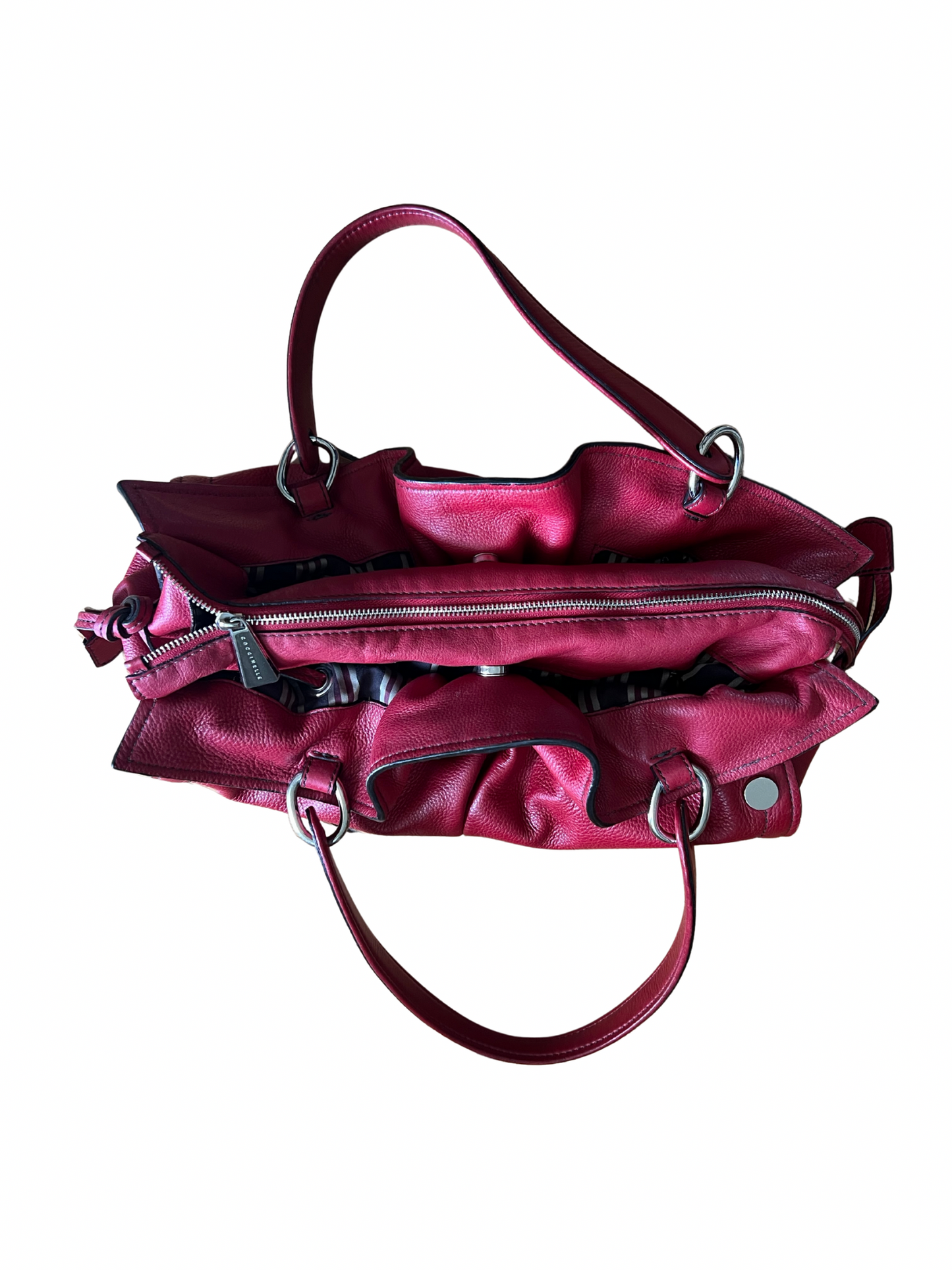 red coccinelle bag