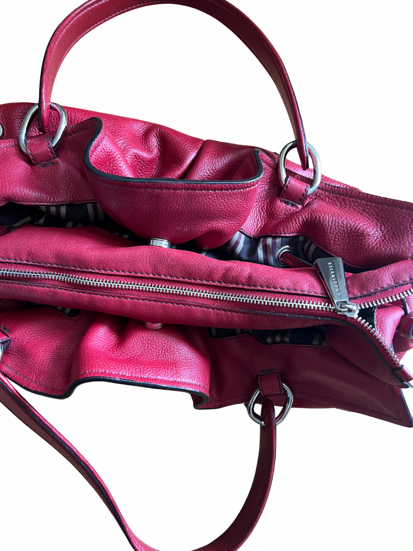 red coccinelle bag