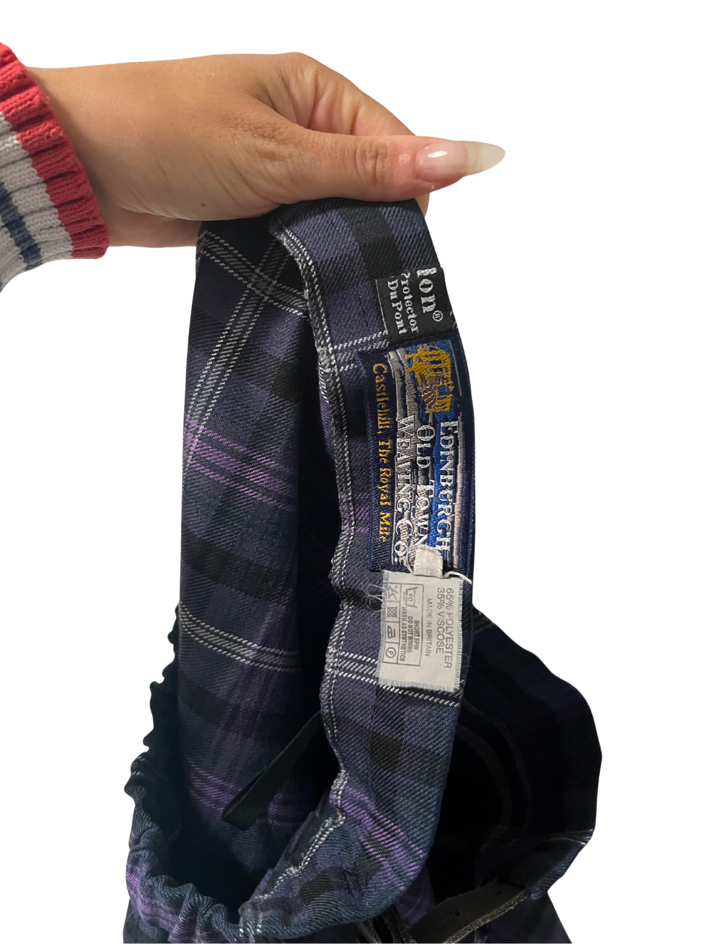 plaid skirt