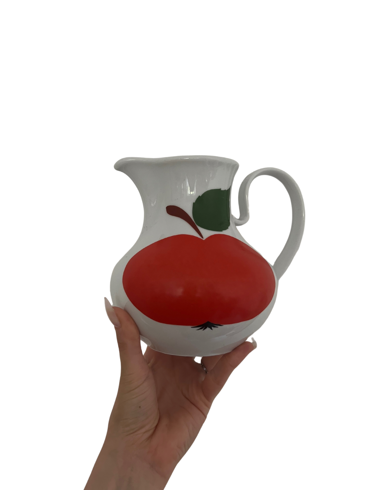 vintage milk jug , flower pot