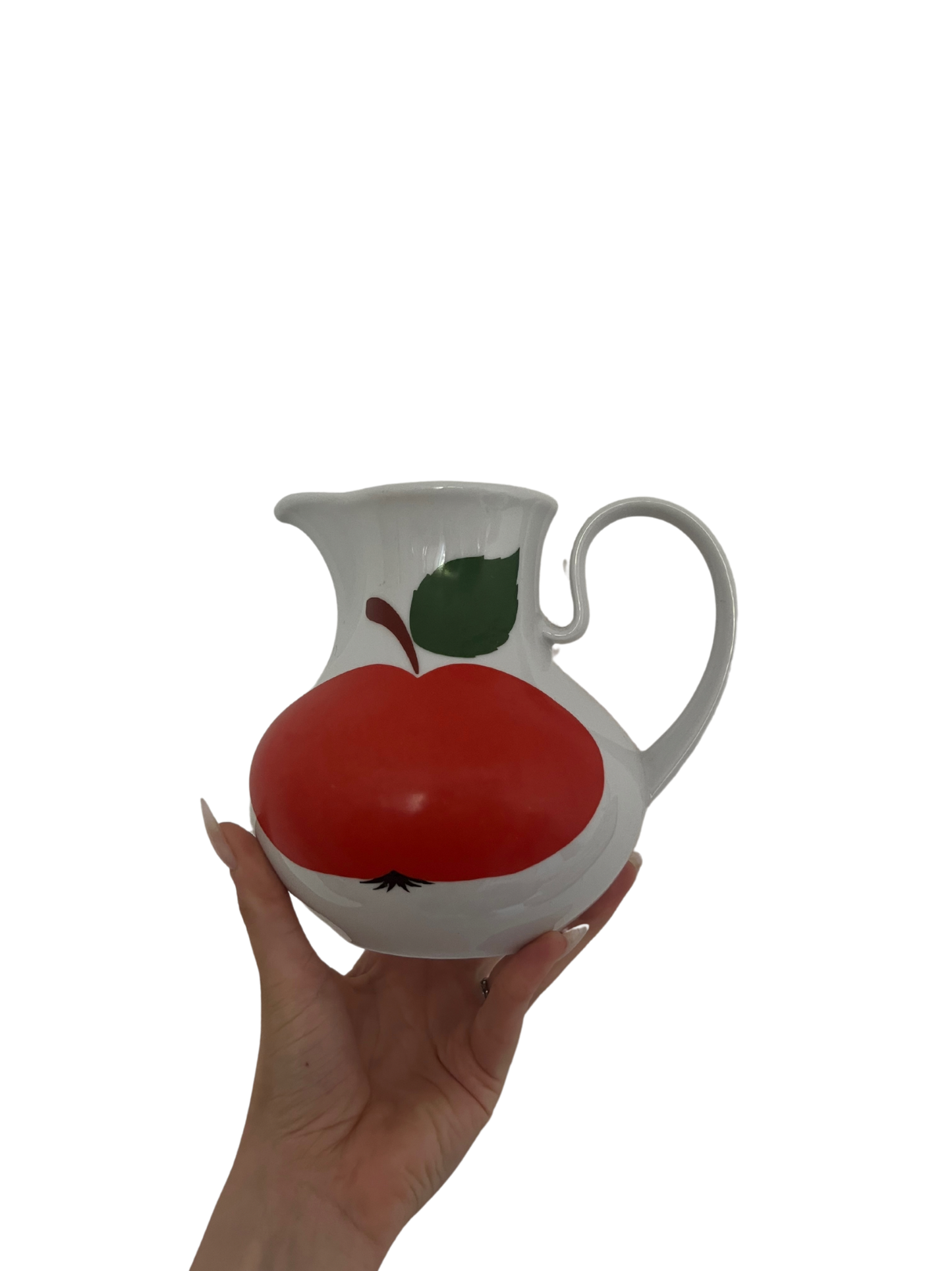 vintage milk jug , flower pot