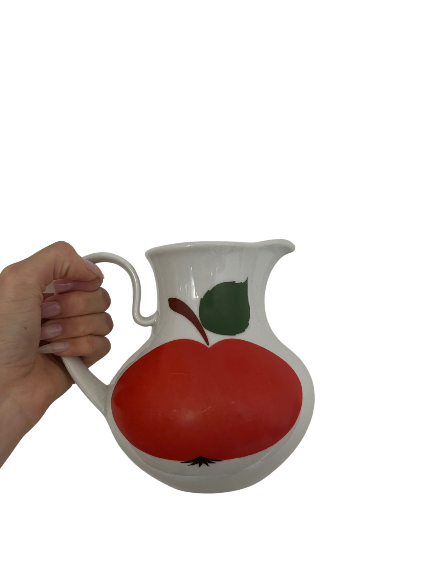 vintage milk jug , flower pot