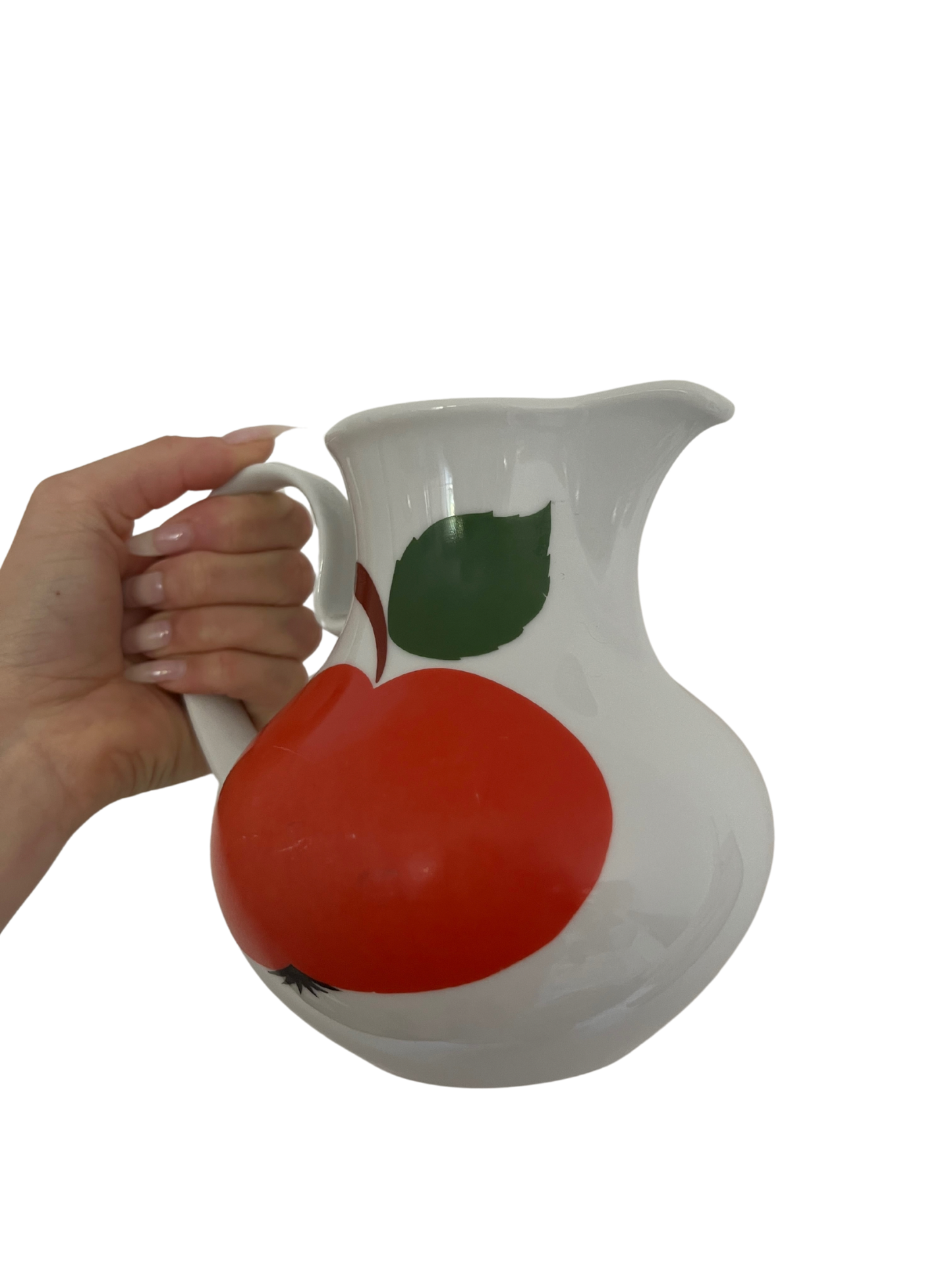 vintage milk jug , flower pot
