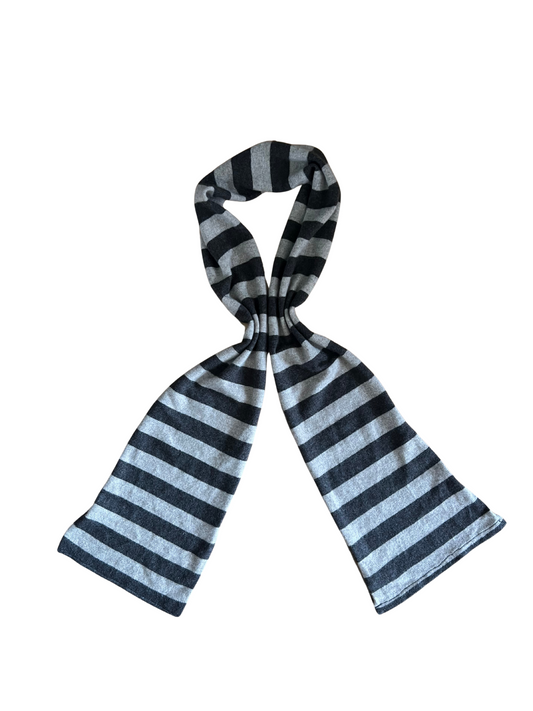 striped skinny scarf