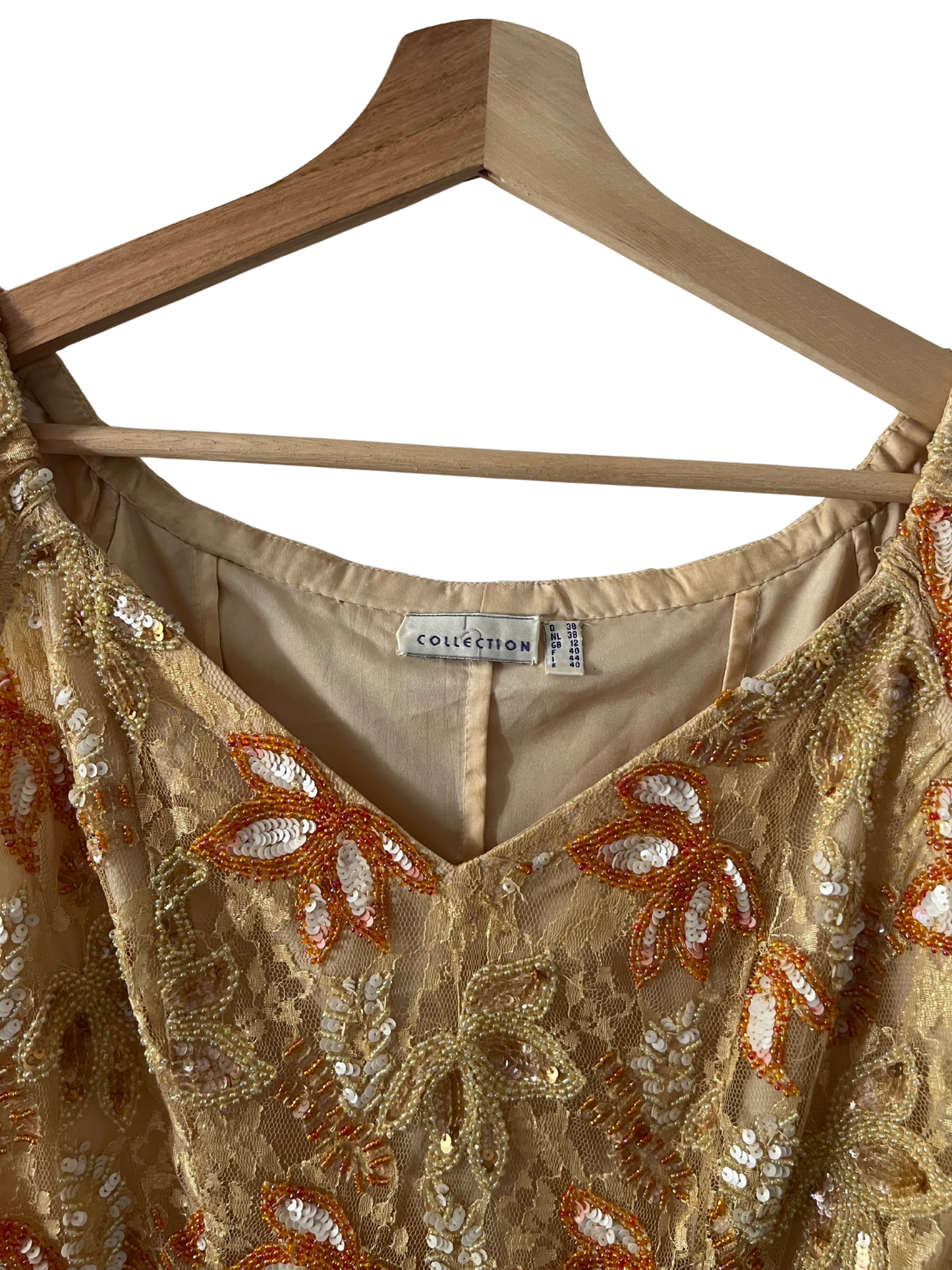 vintage sequins top