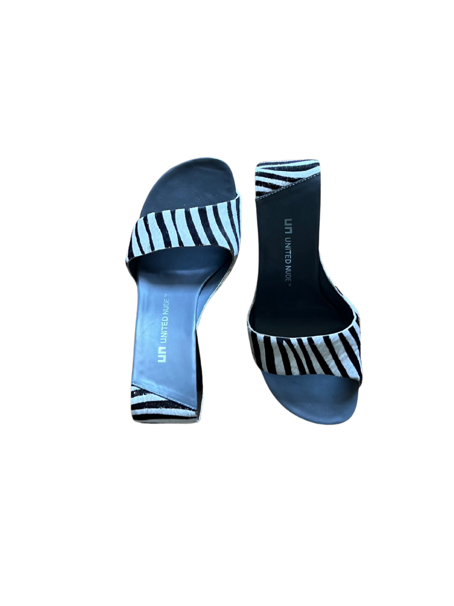 animal printed leather heels