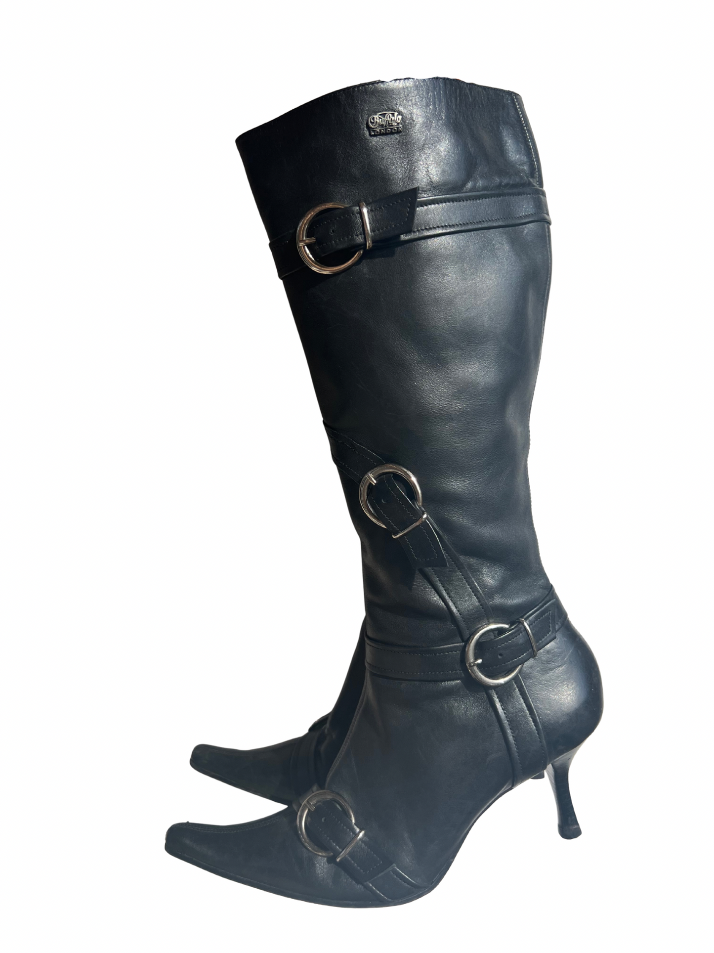 rare buckle buffalo london heels