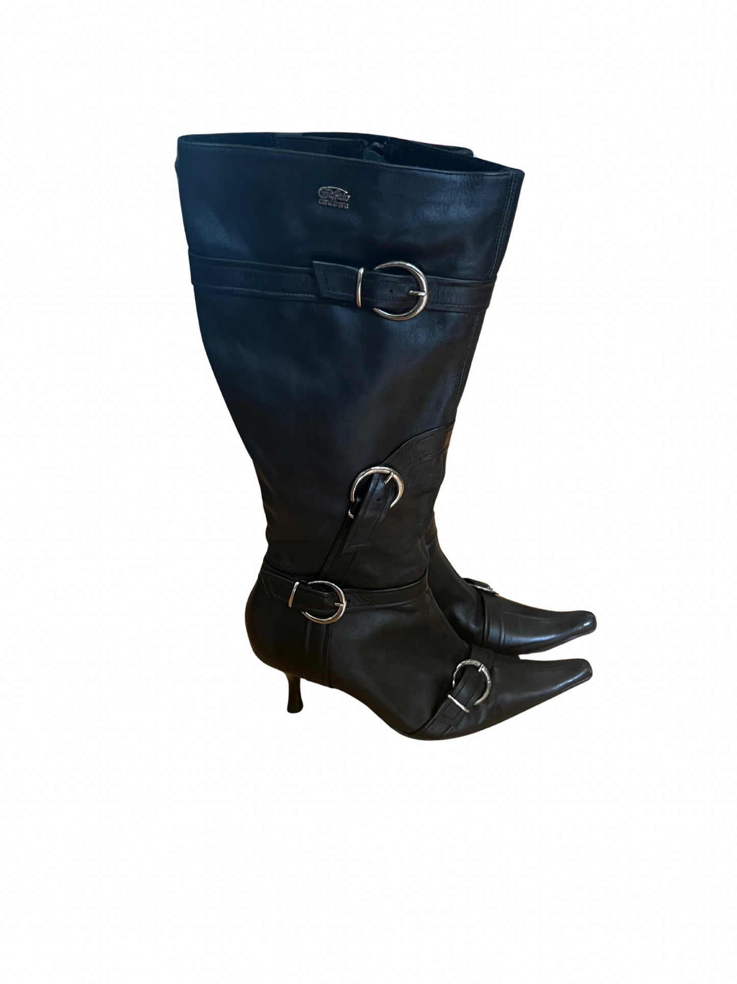 rare buckle buffalo london heels