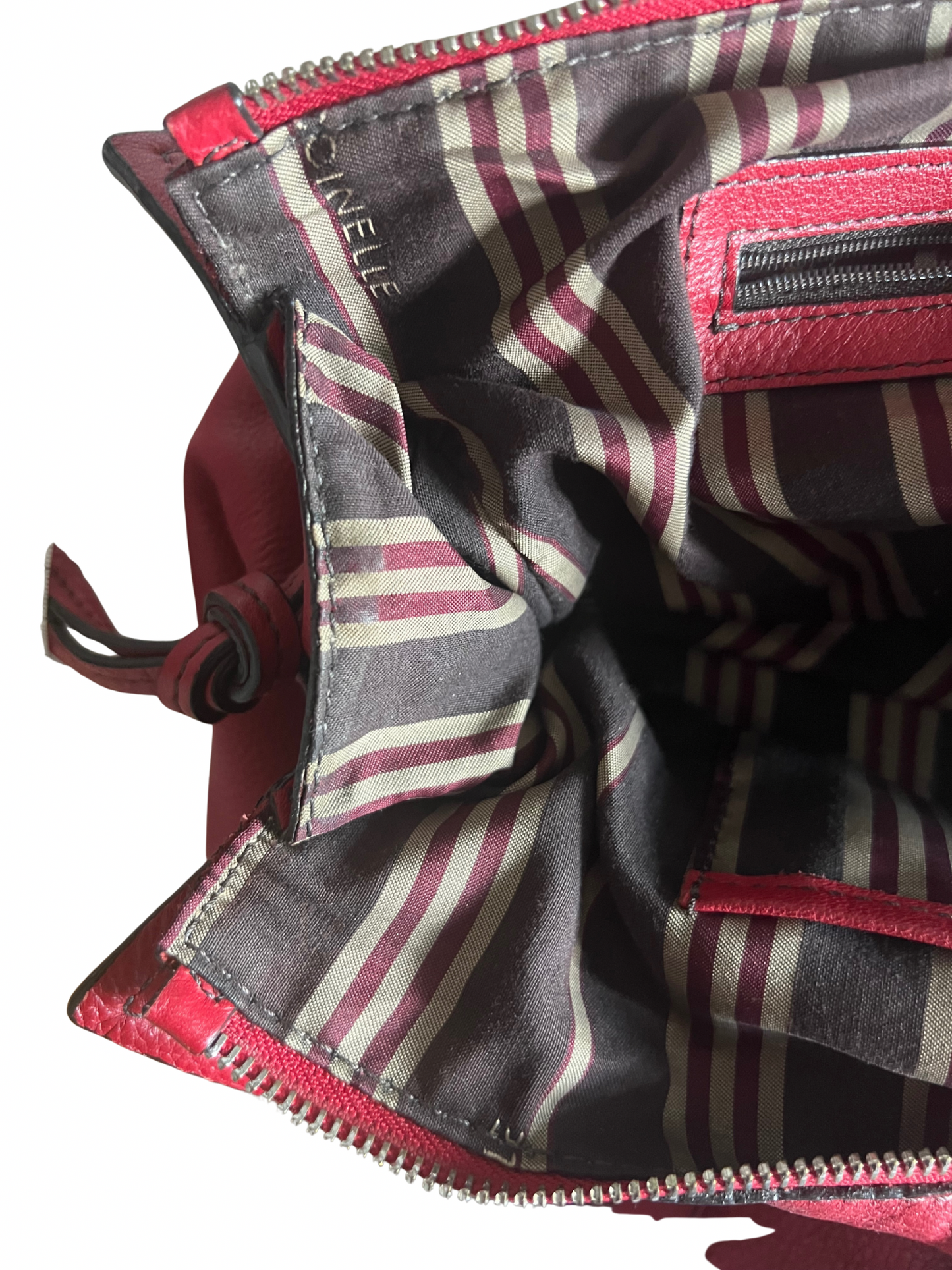 red coccinelle bag
