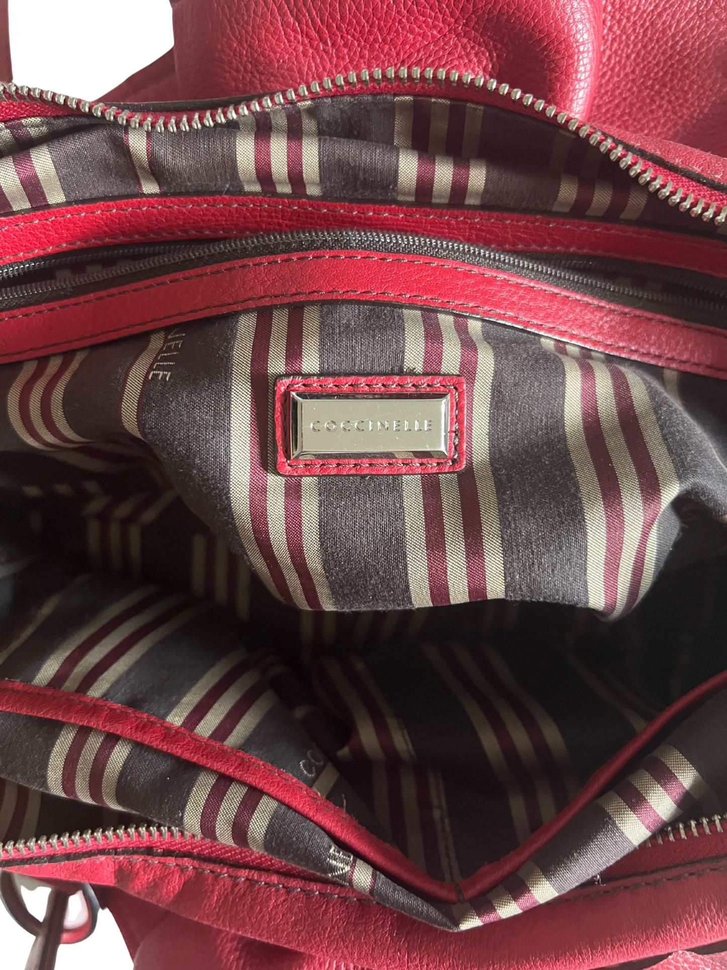 red coccinelle bag