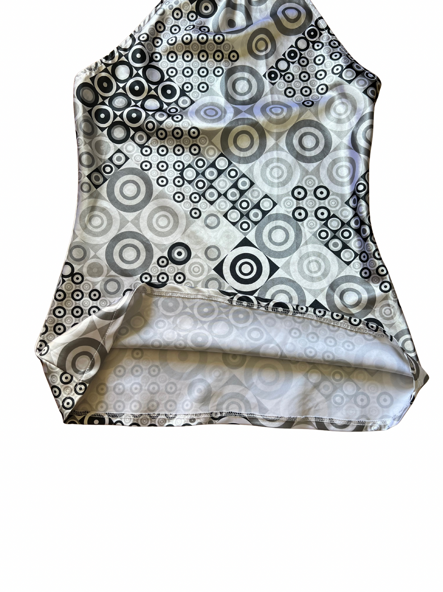 70s inspired neckholder top