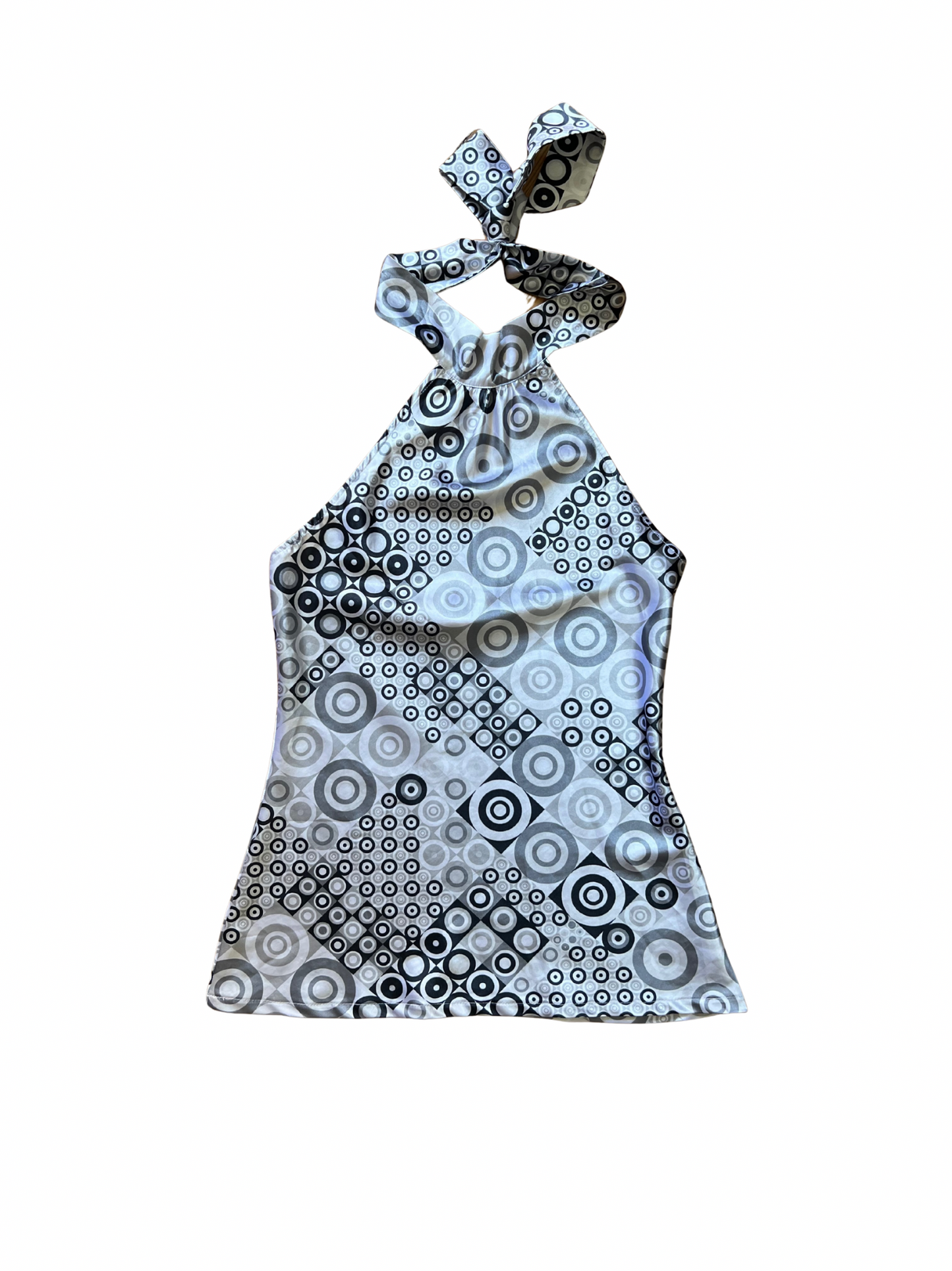 70s inspired neckholder top