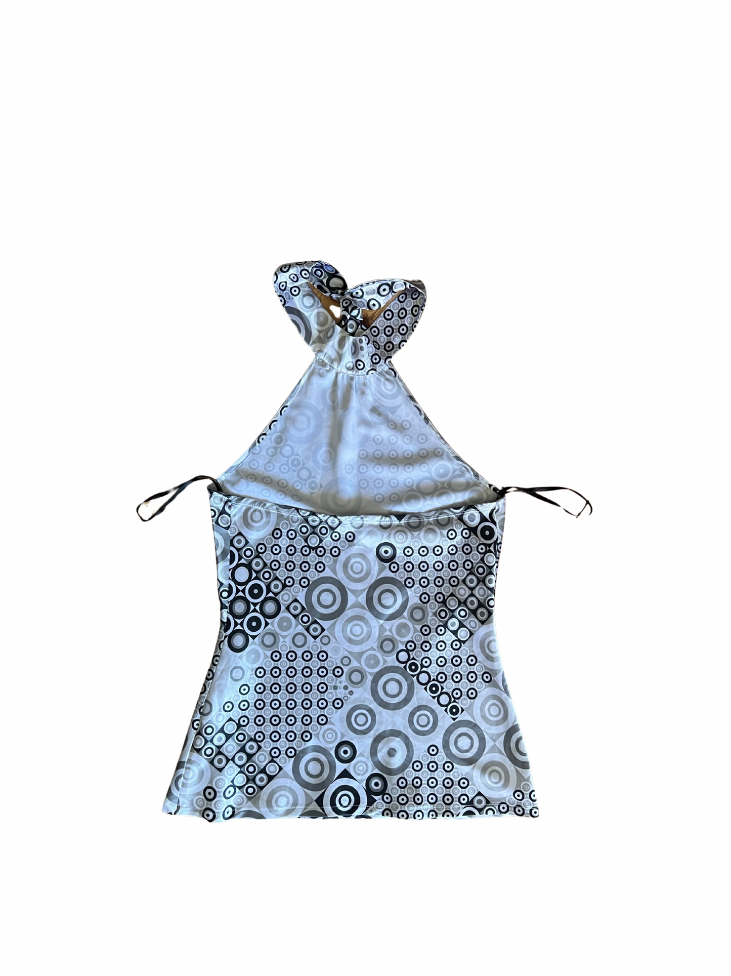 70s inspired neckholder top