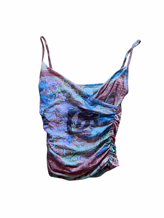 mesh asymmetrical top