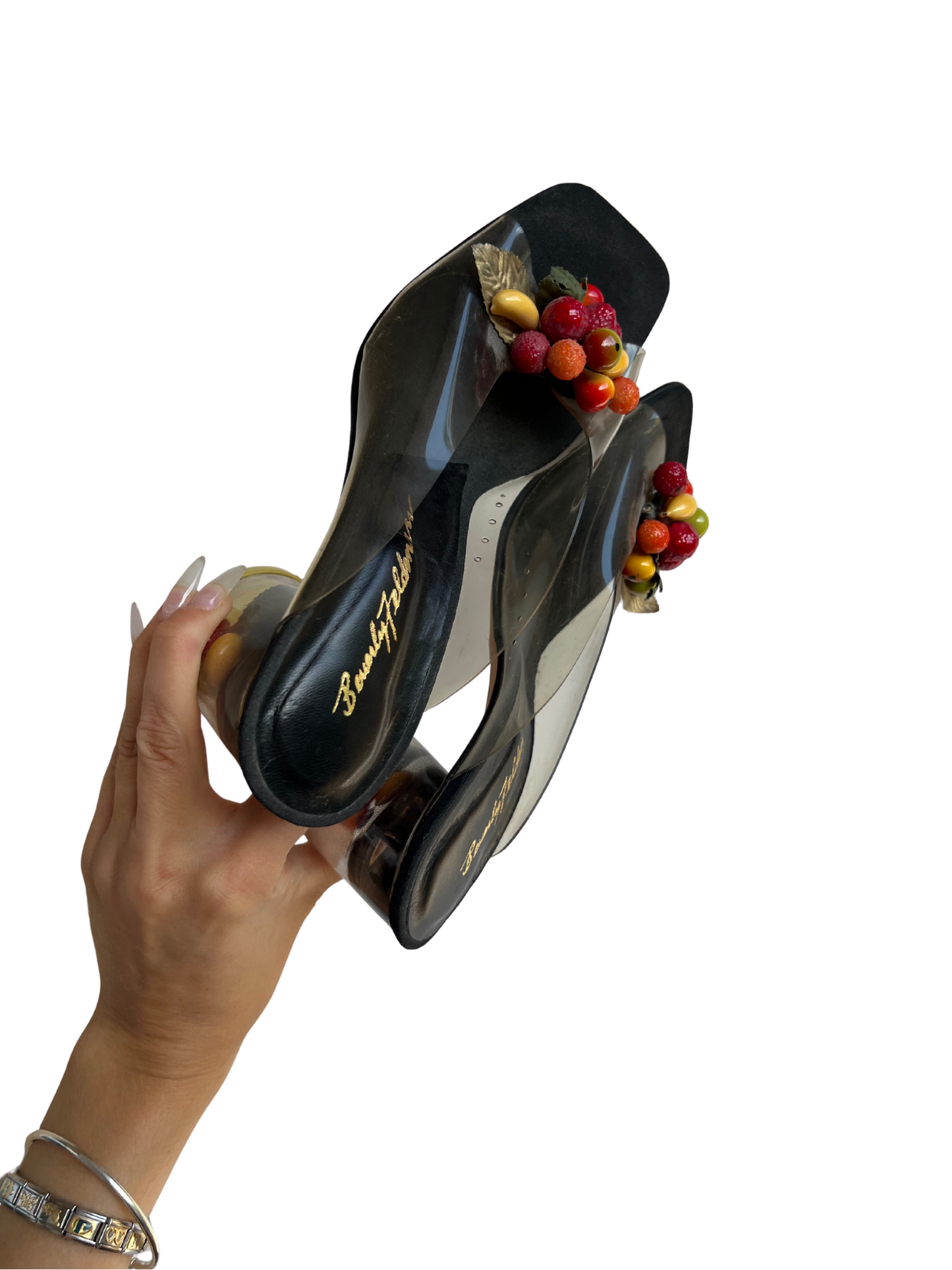 Beverly Feldmann Block Heel Mules