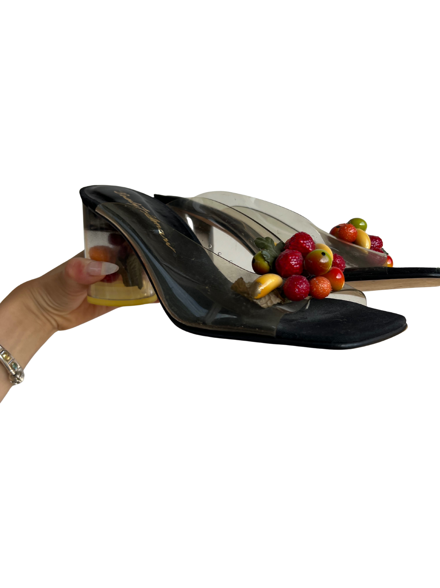 Beverly Feldmann Block Heel Mules