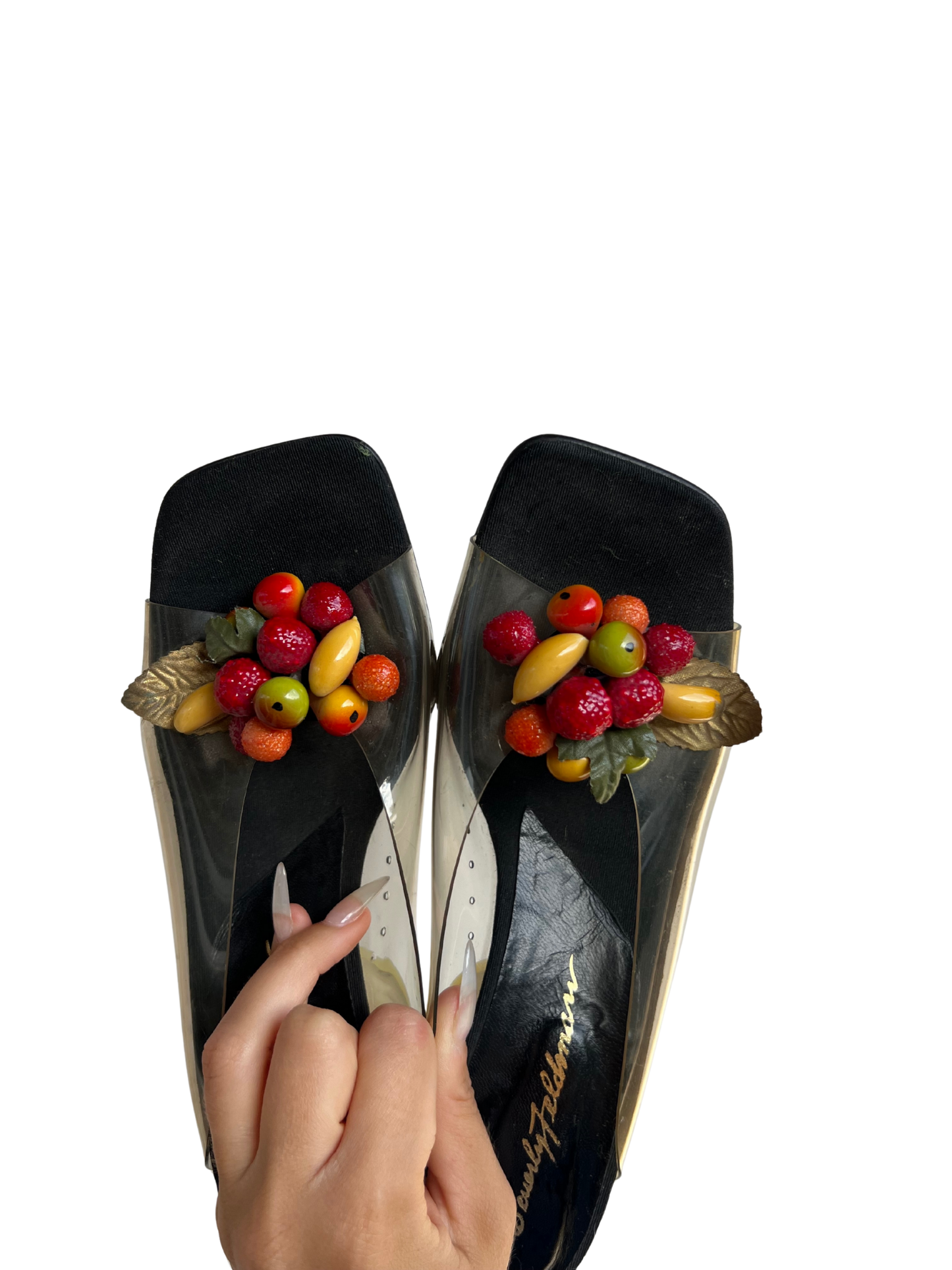 Beverly Feldmann Block Heel Mules