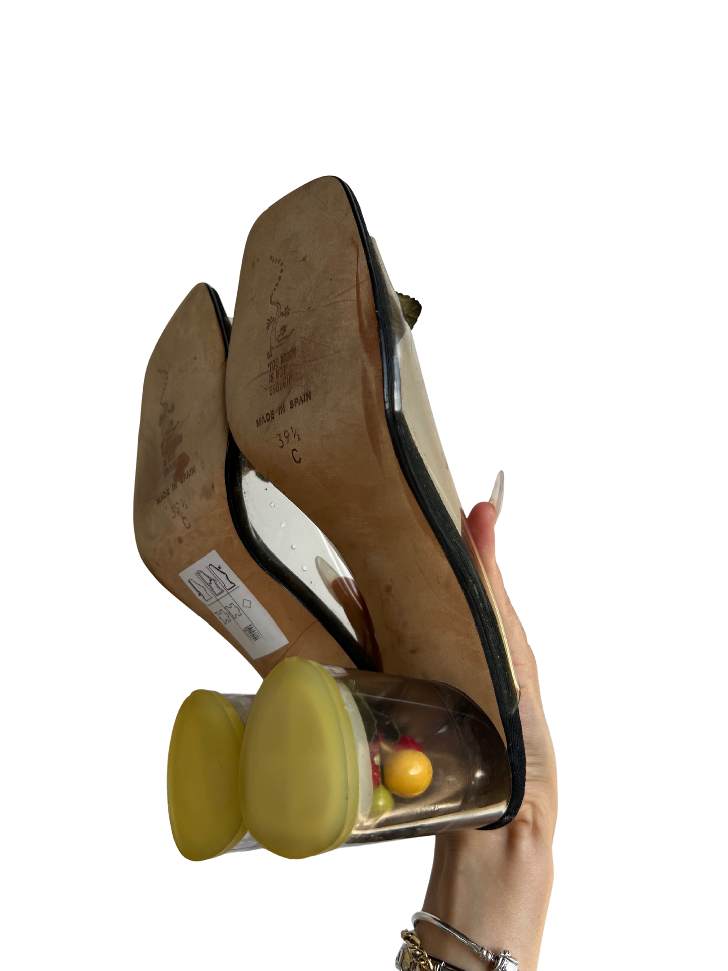 Beverly Feldmann Block Heel Mules