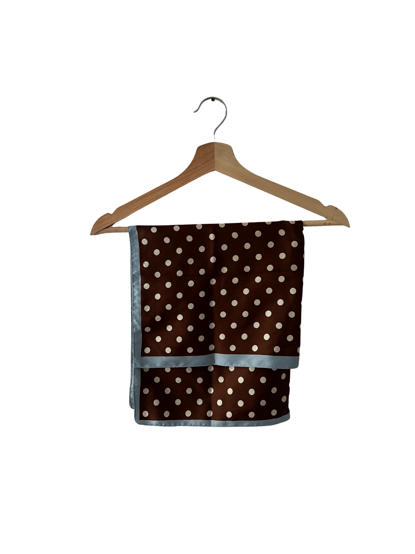 polkadots skinny scarf
