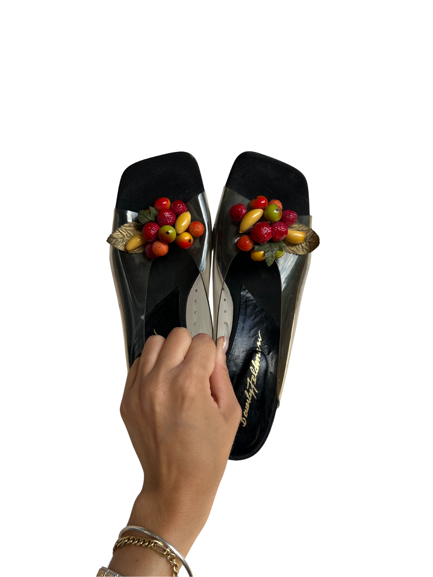 Beverly Feldmann Block Heel Mules