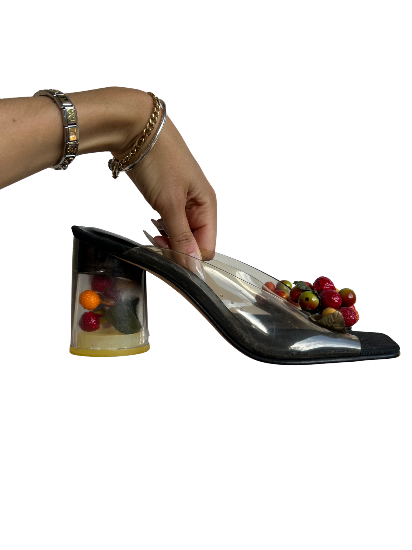 Beverly Feldmann Block Heel Mules