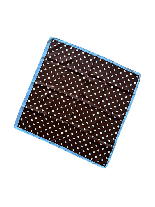 polkadots skinny scarf