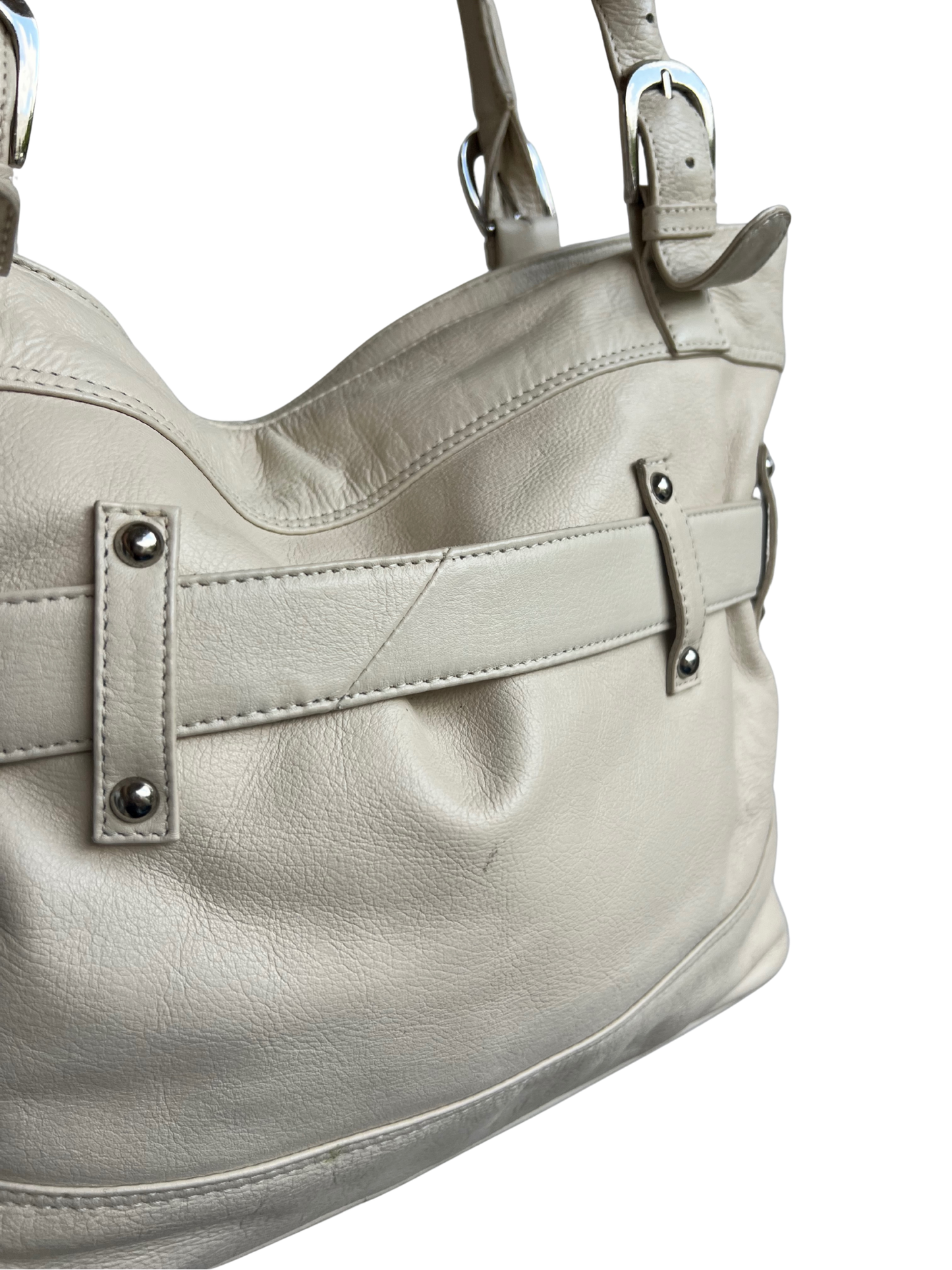 shoulder bag with buckle