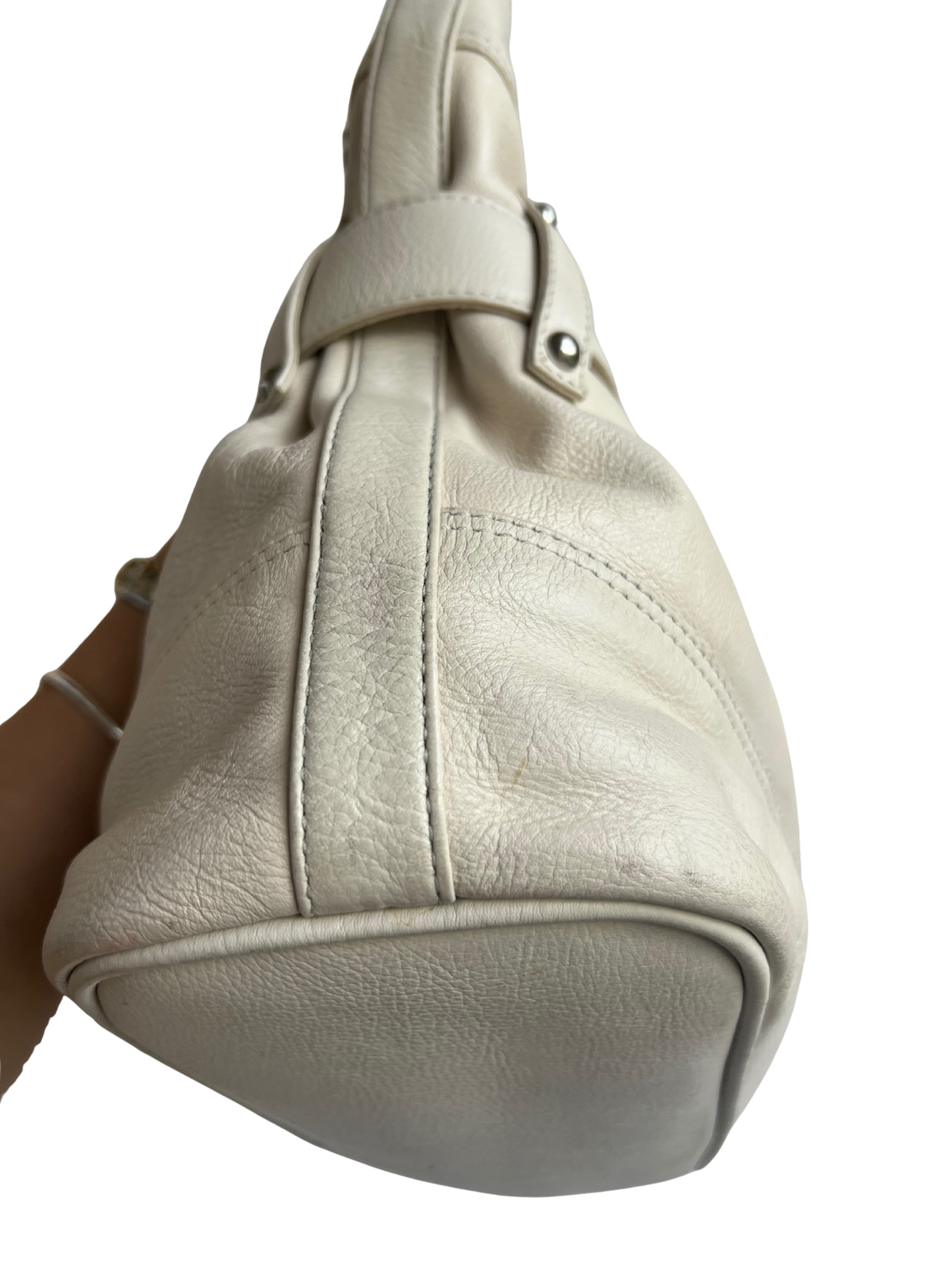 shoulder bag with buckle