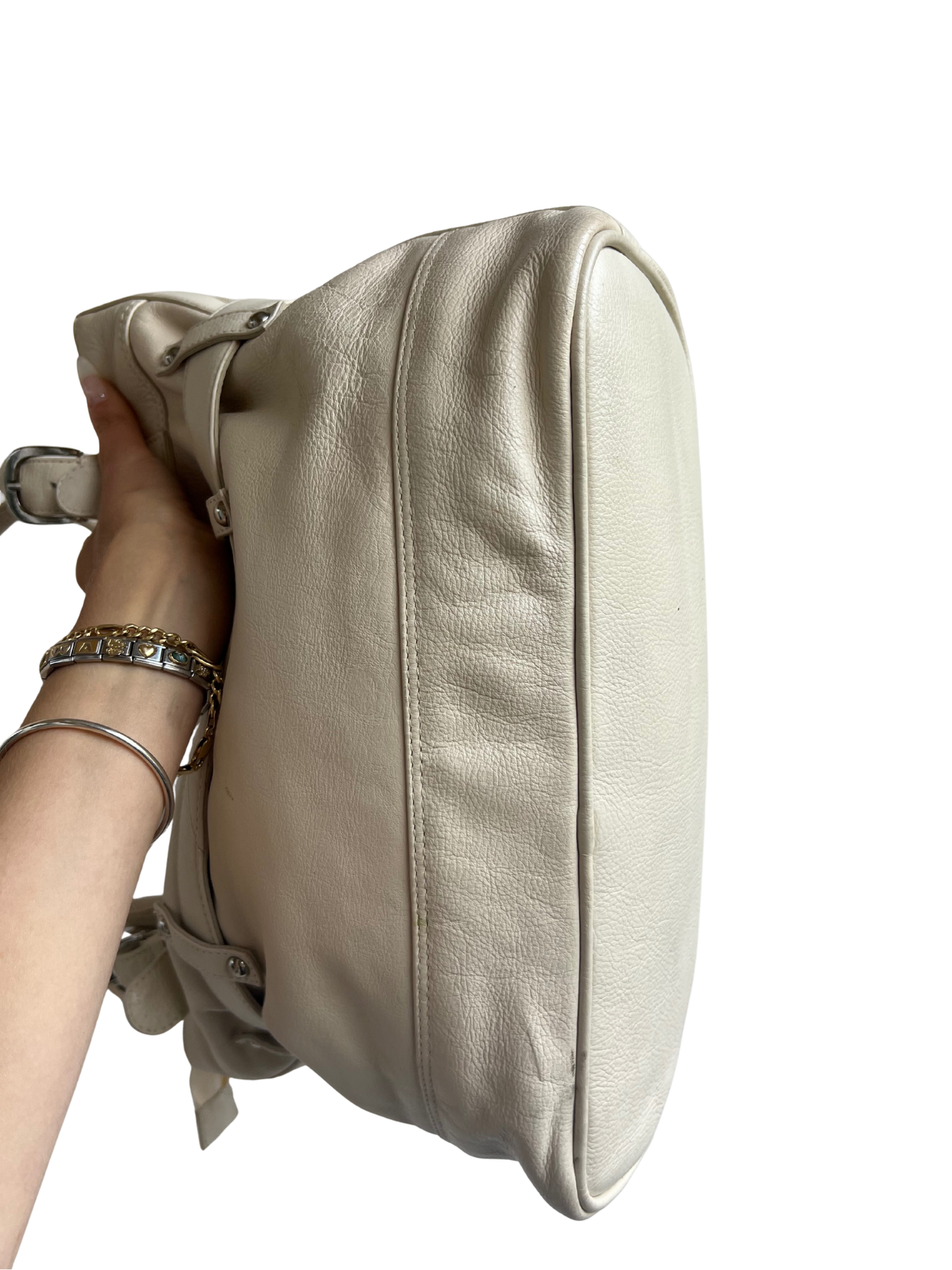 shoulder bag with buckle