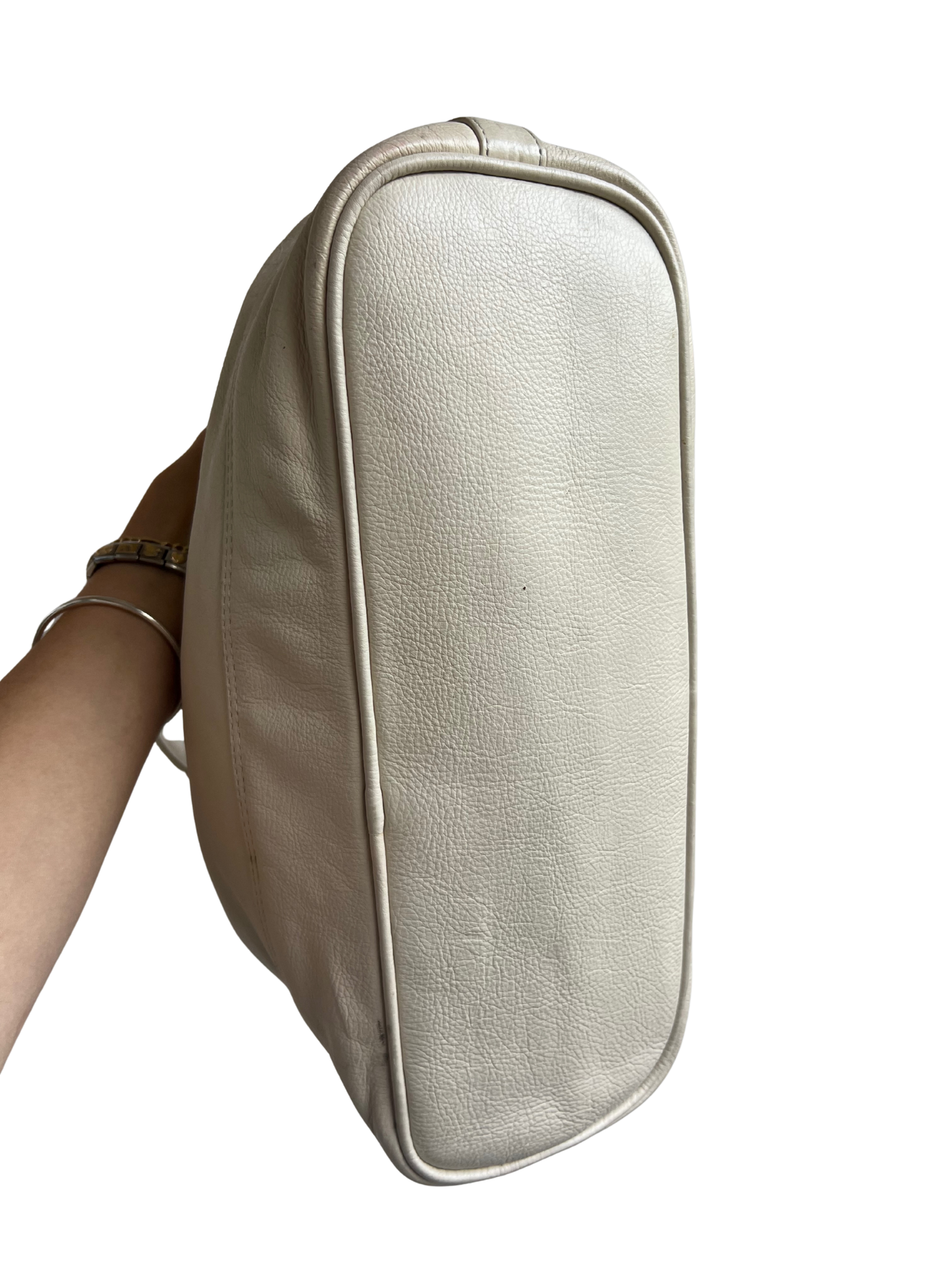 shoulder bag with buckle