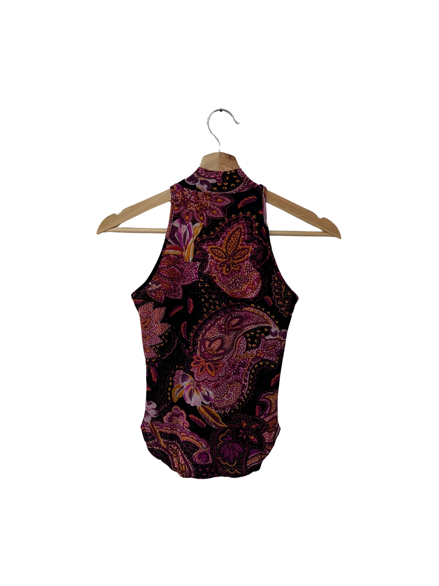 paisley neckholder top