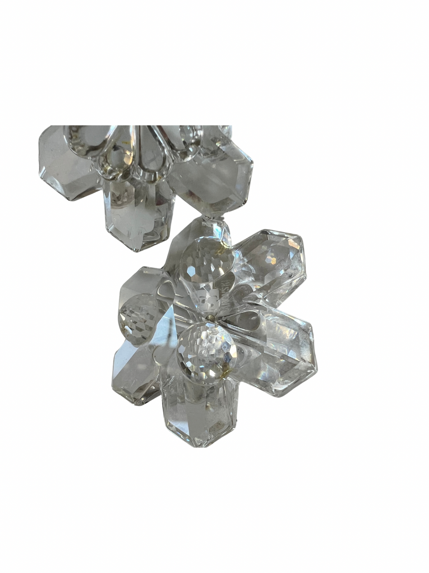 vintage swarovski candle holders